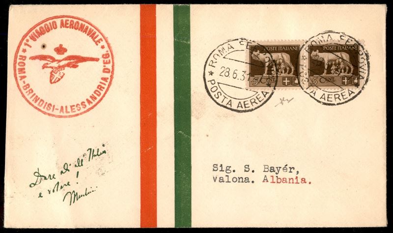Italia / Regno / Vittorio Emanuele III / Posta Aerea