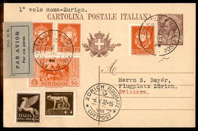 Italia / Regno / Vittorio Emanuele III / Posta Aerea