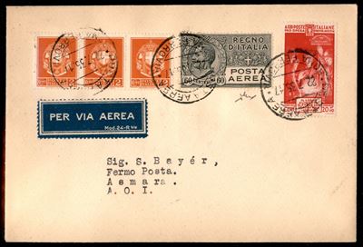 Italia / Regno / Vittorio Emanuele III / Posta Aerea