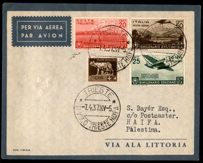 Italia / Regno / Vittorio Emanuele III / Posta Aerea