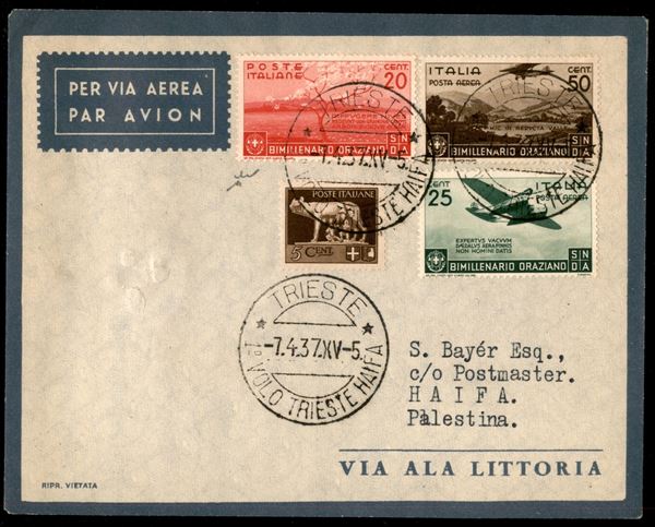 ITALIA / Regno / Vittorio Emanuele III / Posta aerea