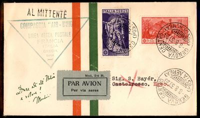 Italia / Regno / Vittorio Emanuele III / Posta Aerea