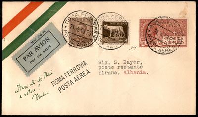 Italia / Regno / Vittorio Emanuele III / Posta Aerea