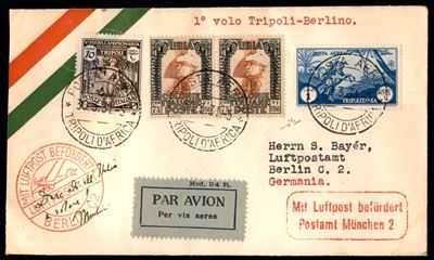 Italia / Regno / Vittorio Emanuele III / Posta Aerea