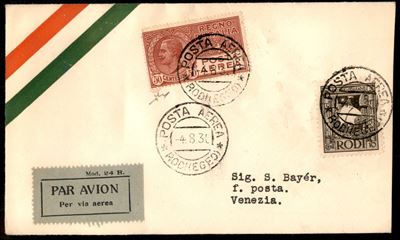 Italia / Regno / Vittorio Emanuele III / Posta Aerea