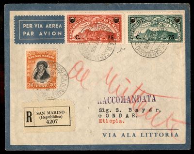 San Marino / Posta Aerea