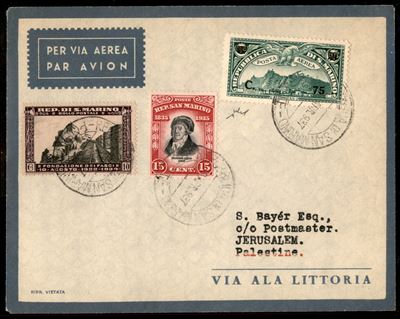 San Marino / Posta Aerea