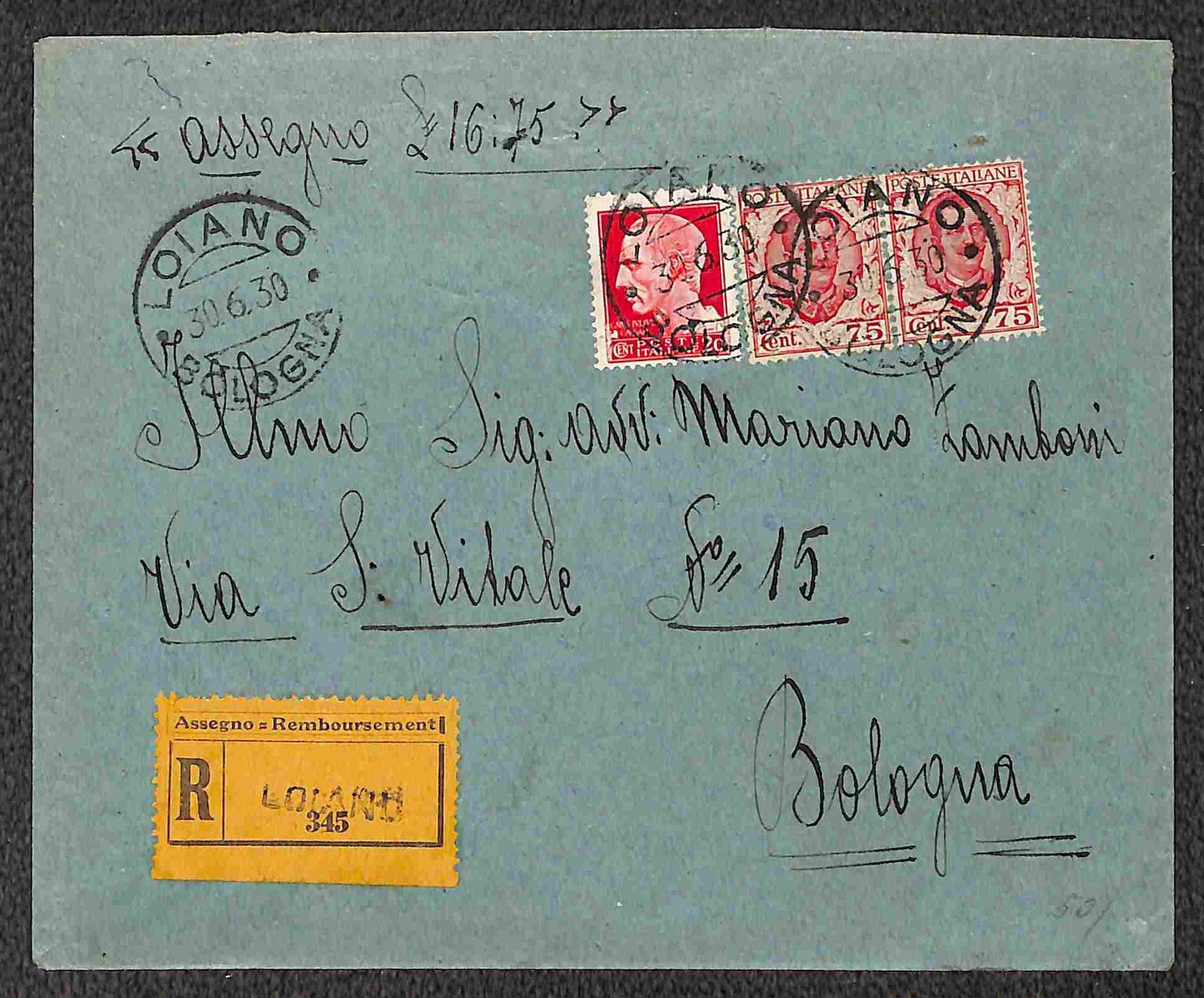 Italia / Regno / Vittorio Emanuele III / Posta Ordinaria