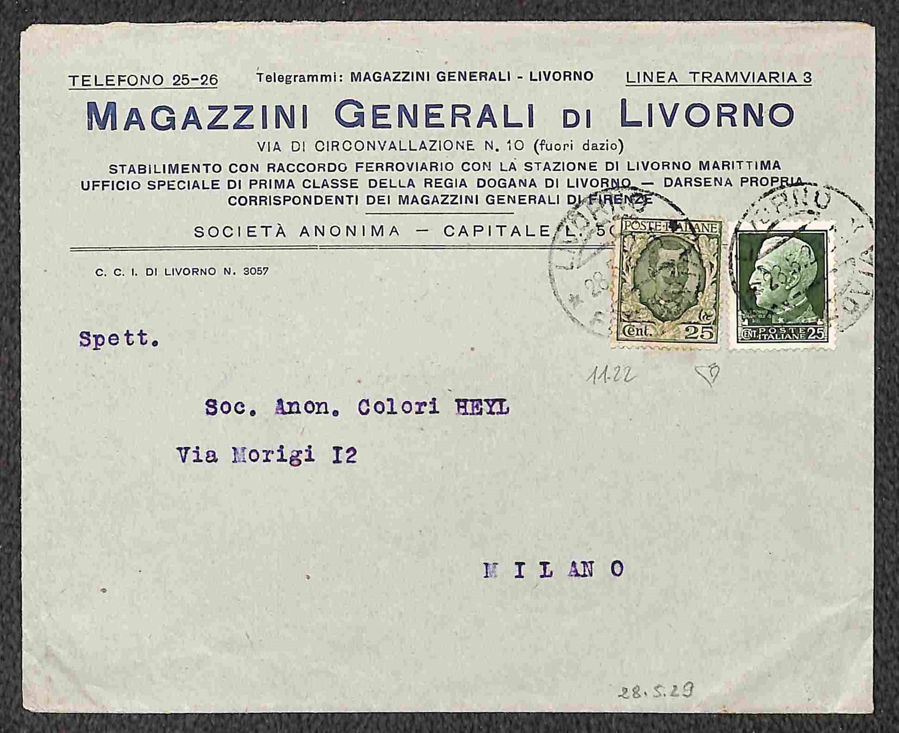 Italia / Regno / Vittorio Emanuele III / Posta Ordinaria