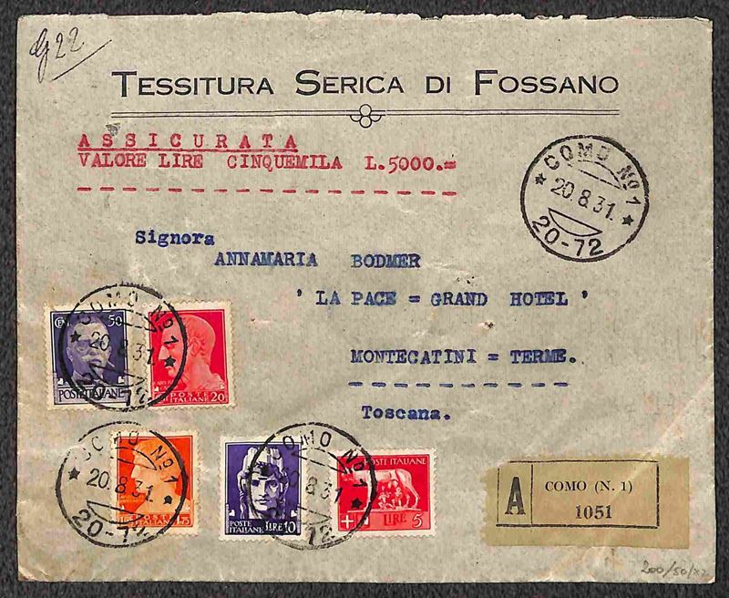 Italia / Regno / Vittorio Emanuele III / Posta Ordinaria