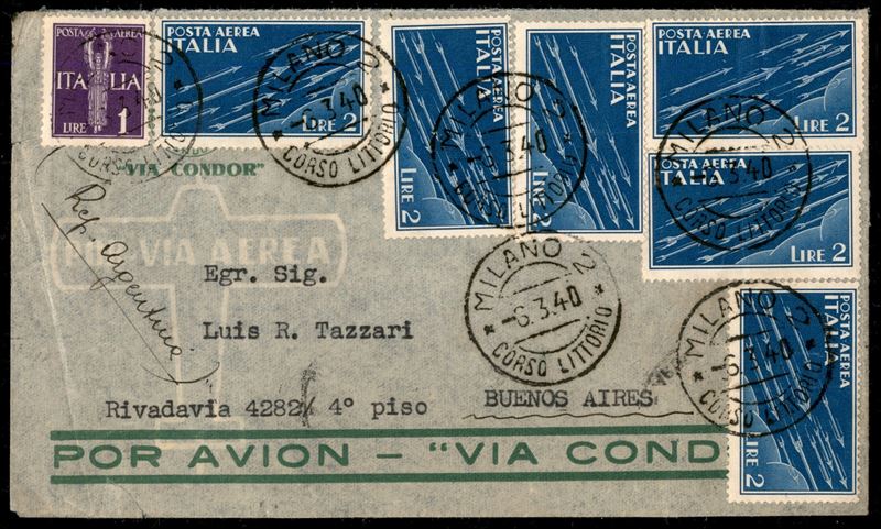 Italia / Regno / Vittorio Emanuele III / Aerogrammi