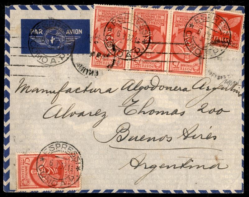 Italia / Regno / Vittorio Emanuele III / Aerogrammi