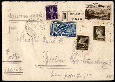 Italia / Regno / Vittorio Emanuele III / Aerogrammi