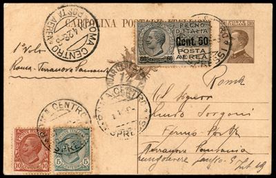 Italia / Regno / Vittorio Emanuele III / Aerogrammi