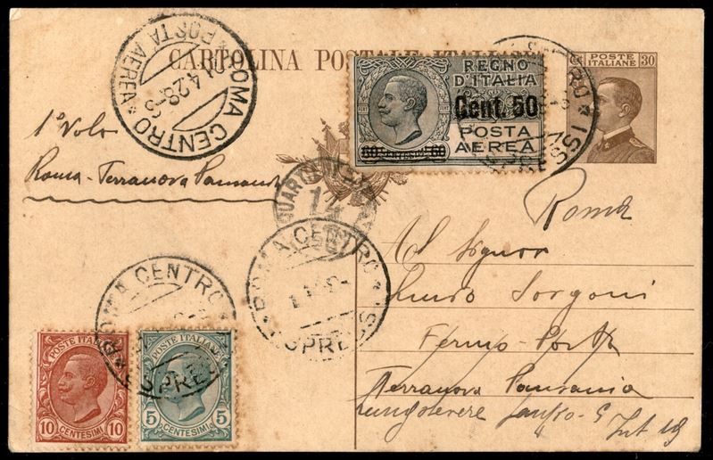 Italia / Regno / Vittorio Emanuele III / Aerogrammi