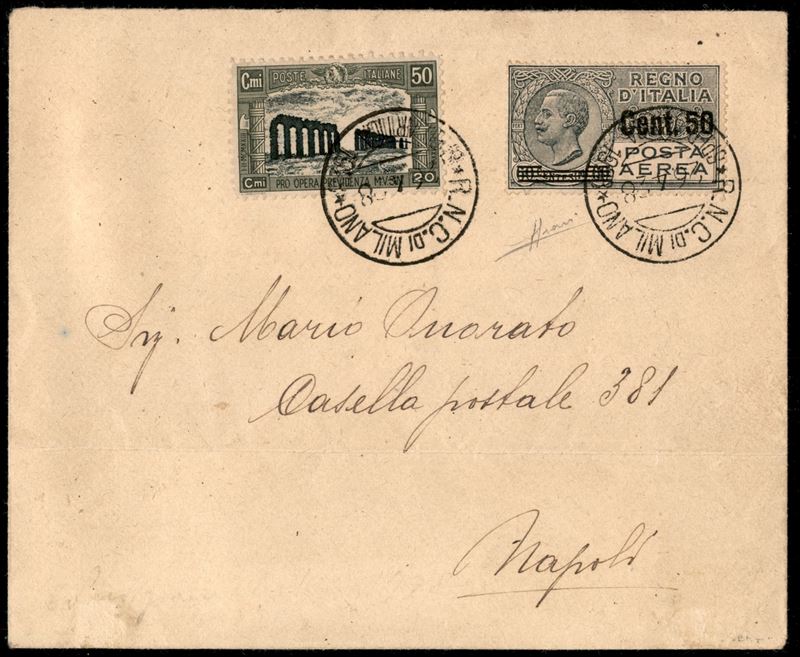 Italia / Regno / Vittorio Emanuele III / Aerogrammi
