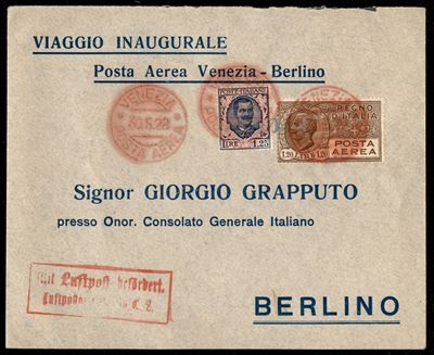 Italia / Regno / Vittorio Emanuele III / Aerogrammi