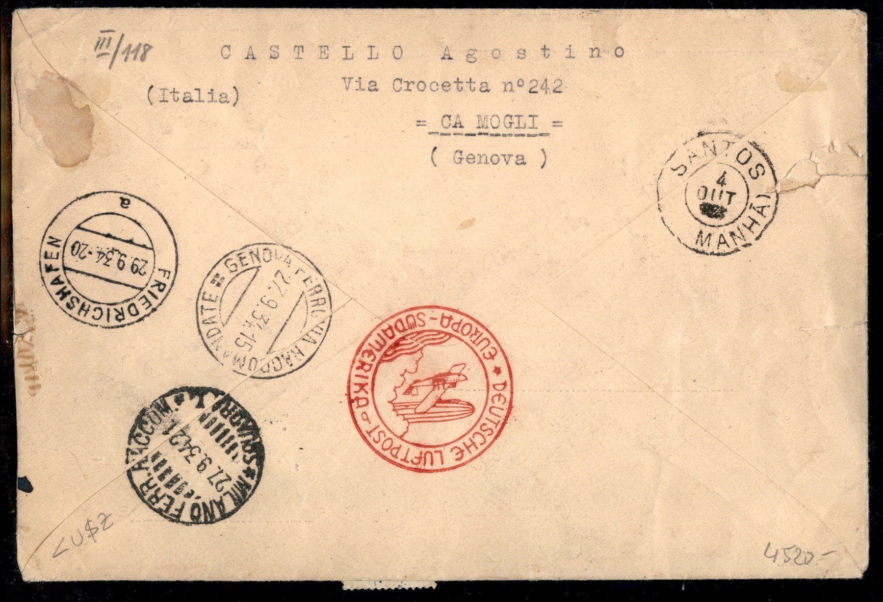 Italia / Regno / Vittorio Emanuele III / Aerogrammi