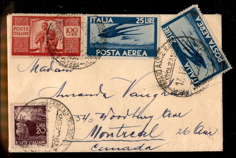 Italia / Repubblica / Posta Ordinaria + Aerea