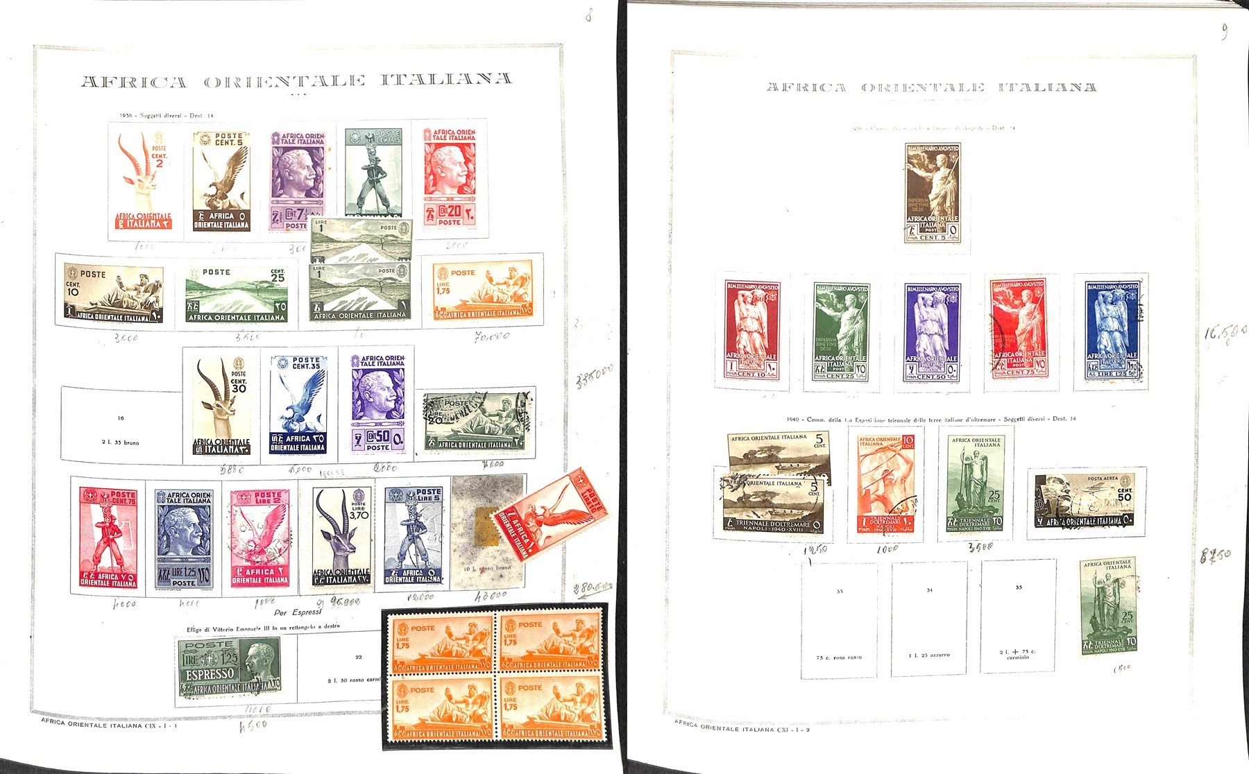 Italia / Colonie / Posta Ordinaria