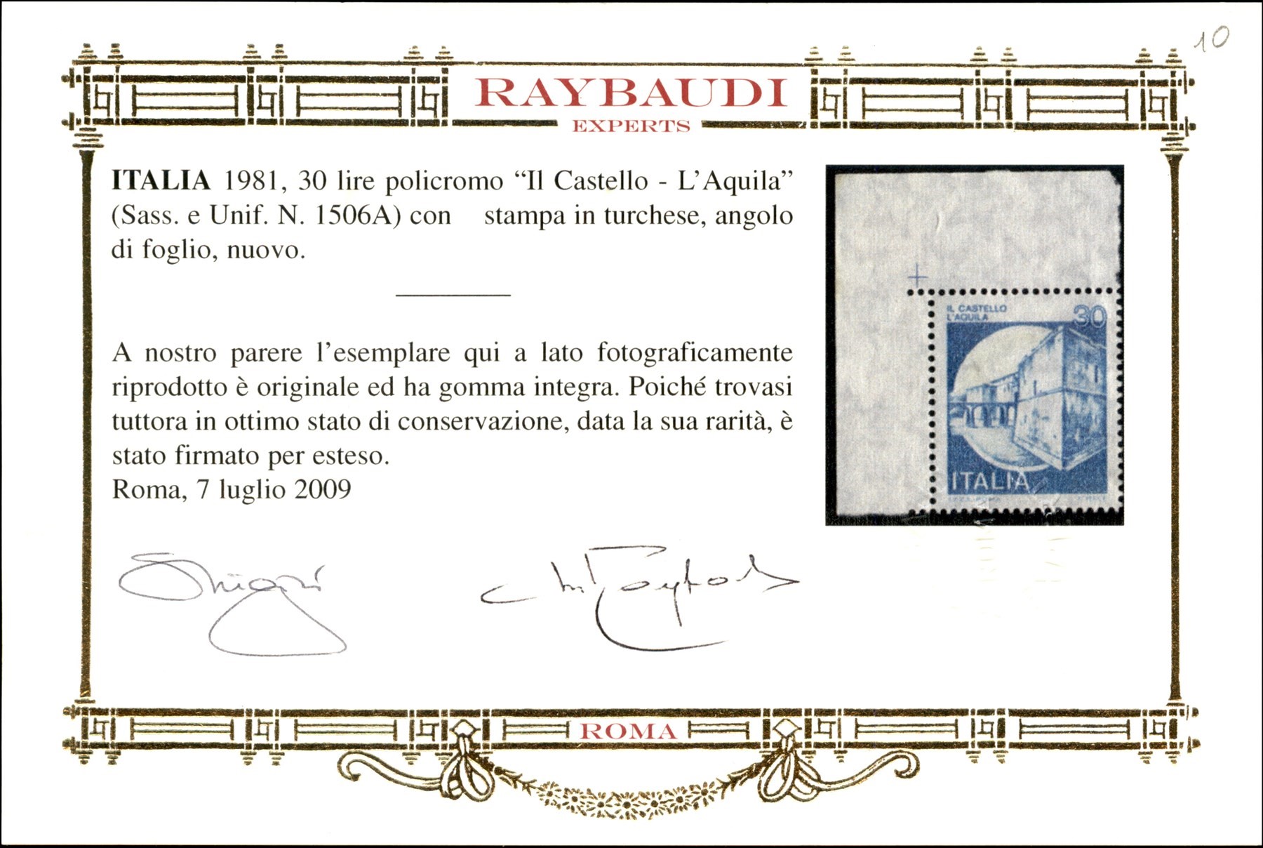 Italia / Repubblica / Posta Ordinaria