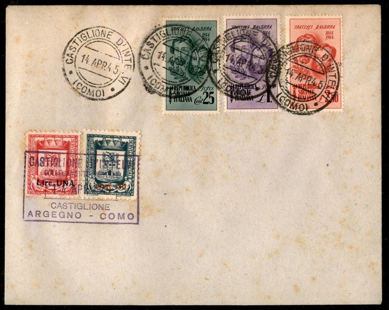 Italia / Emissioni Locali / Castglione D'intelvi / Posta Ordinaria