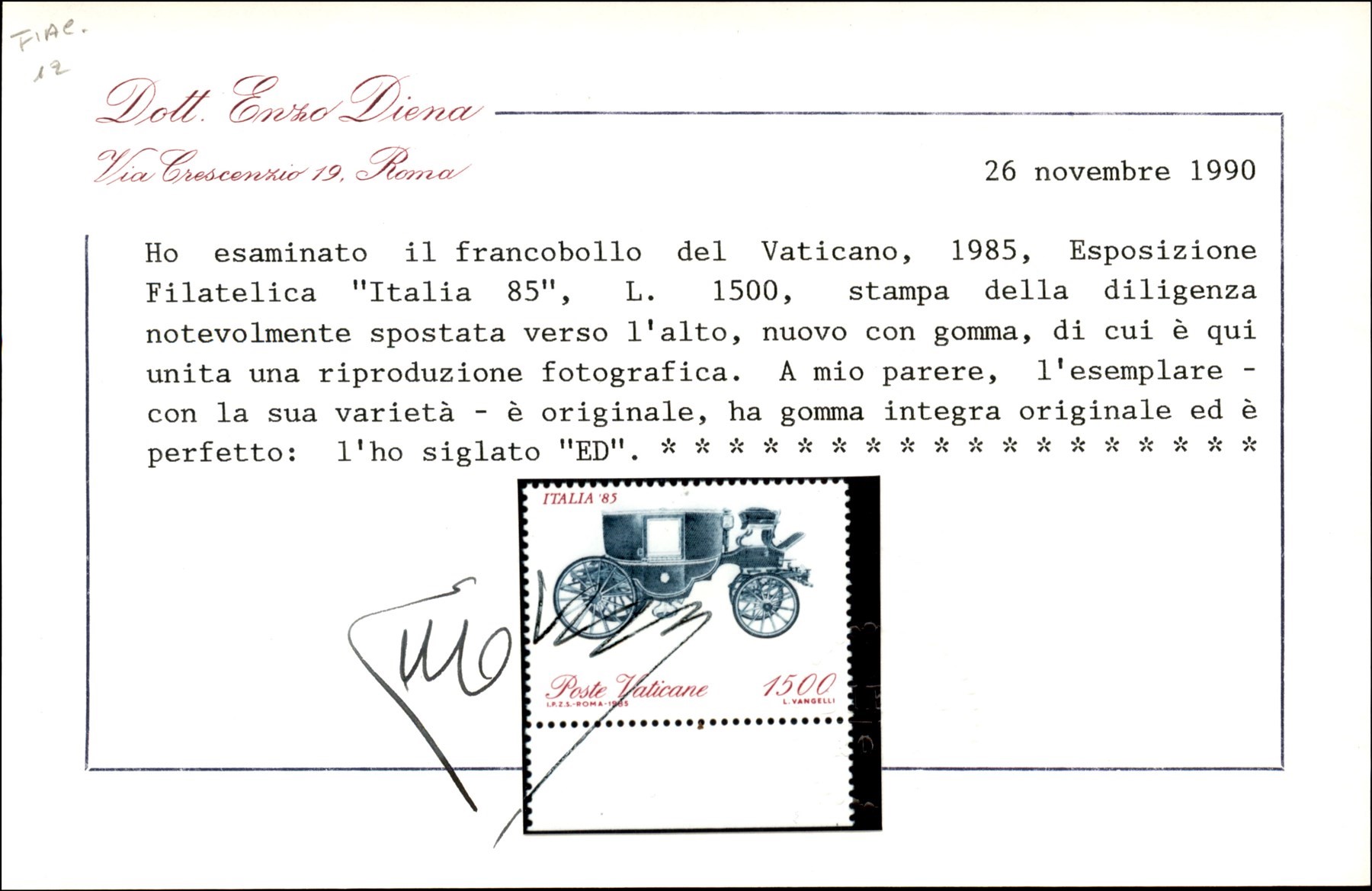 Vaticano / Posta Ordinaria