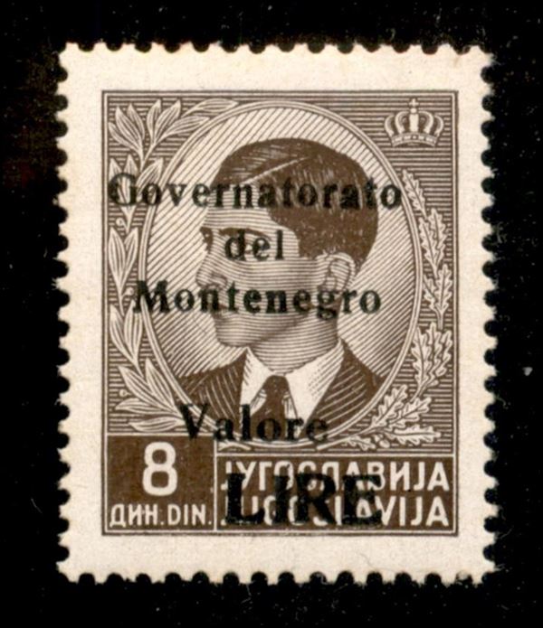 ITALIA / Occupazioni II guerra mondiale / Montenegro / Posta ordinaria