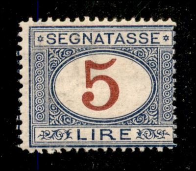 Italia / Regno / Vittorio Emanuele III / Segnatasse