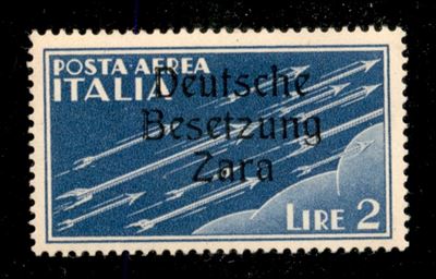 Italia / Occupazioni Straniere di Territori Italiani / Occupazione Tedesca / Zara / Posta Aerea