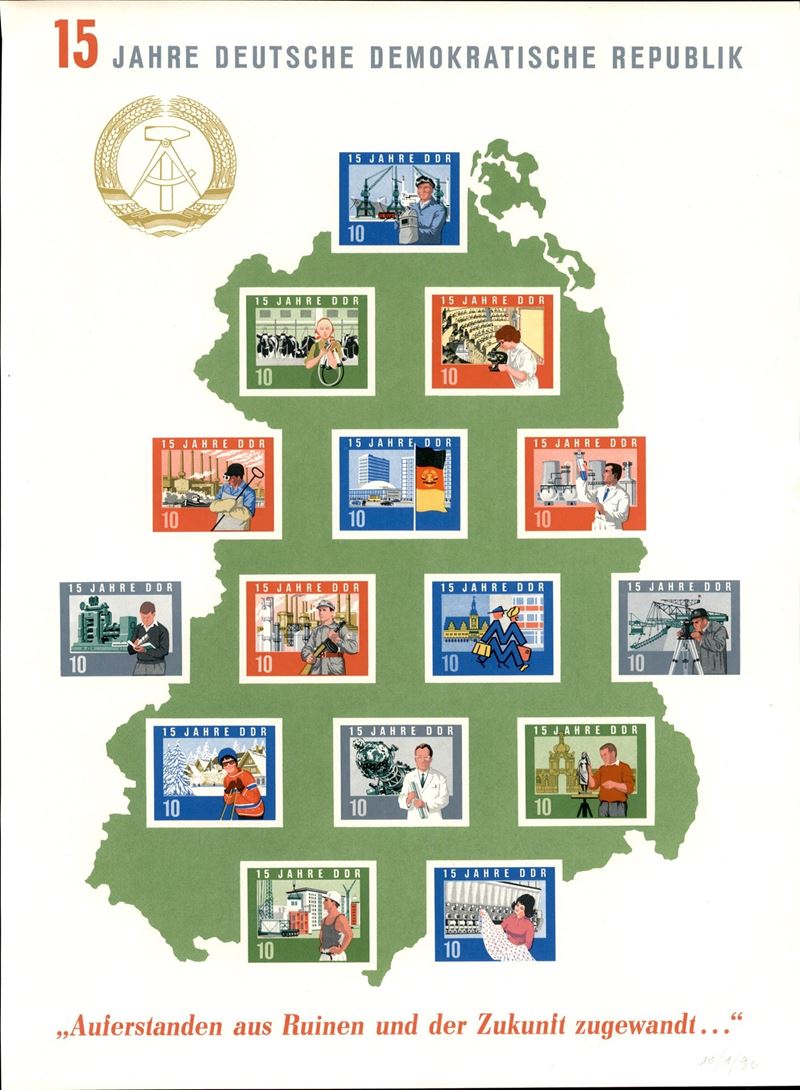 Germania / Ddr / Foglietti