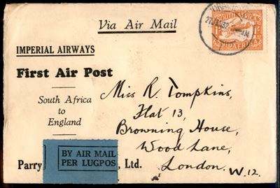 Sud Africa / Aerogrammi