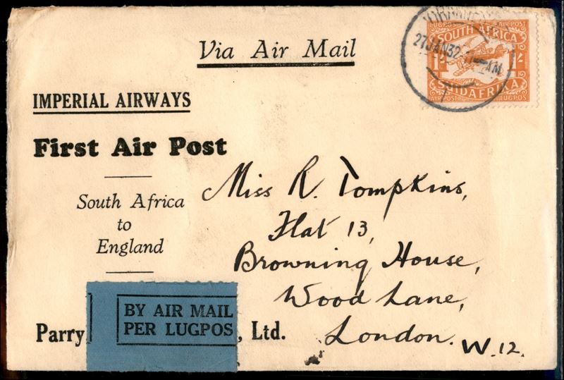 Sud Africa / Aerogrammi