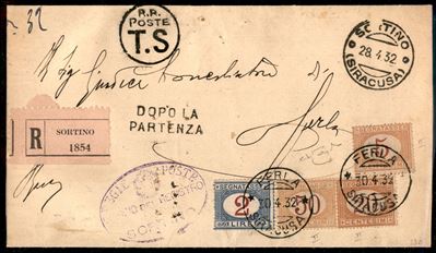 Italia / Regno / Vittorio Emanuele III / Segnatasse