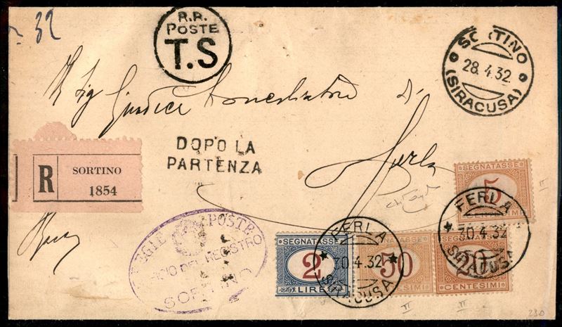 Italia / Regno / Vittorio Emanuele III / Segnatasse