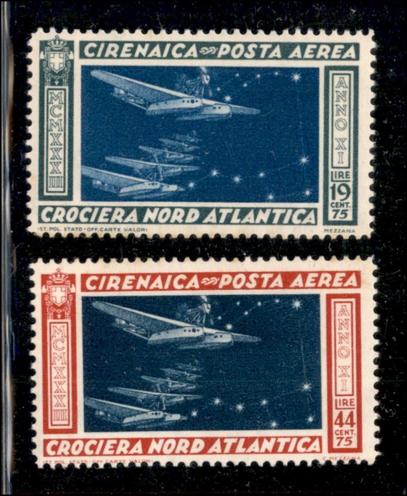 Italia / Colonie / Cirenaica / Posta Aerea