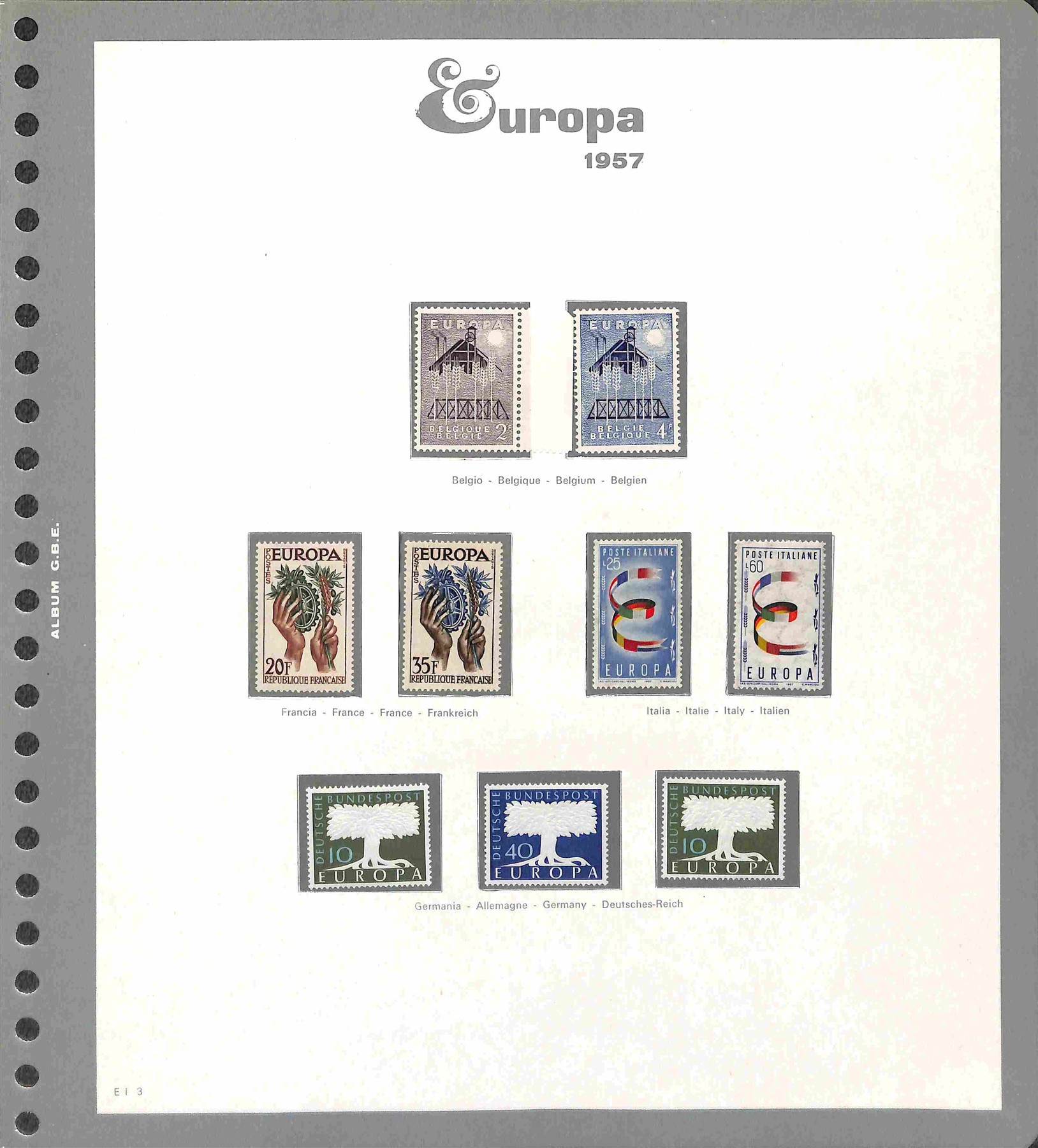 Europa Cept / Posta Ordinaria