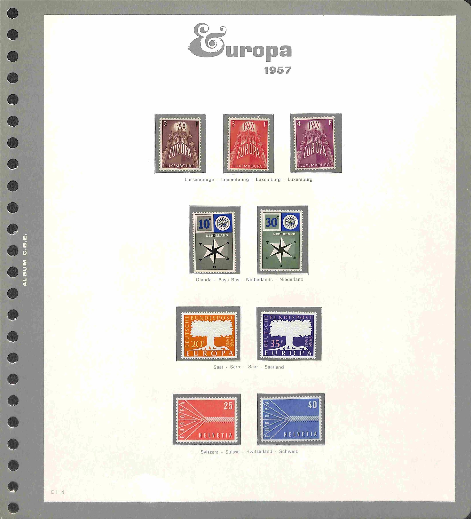 Europa Cept / Posta Ordinaria