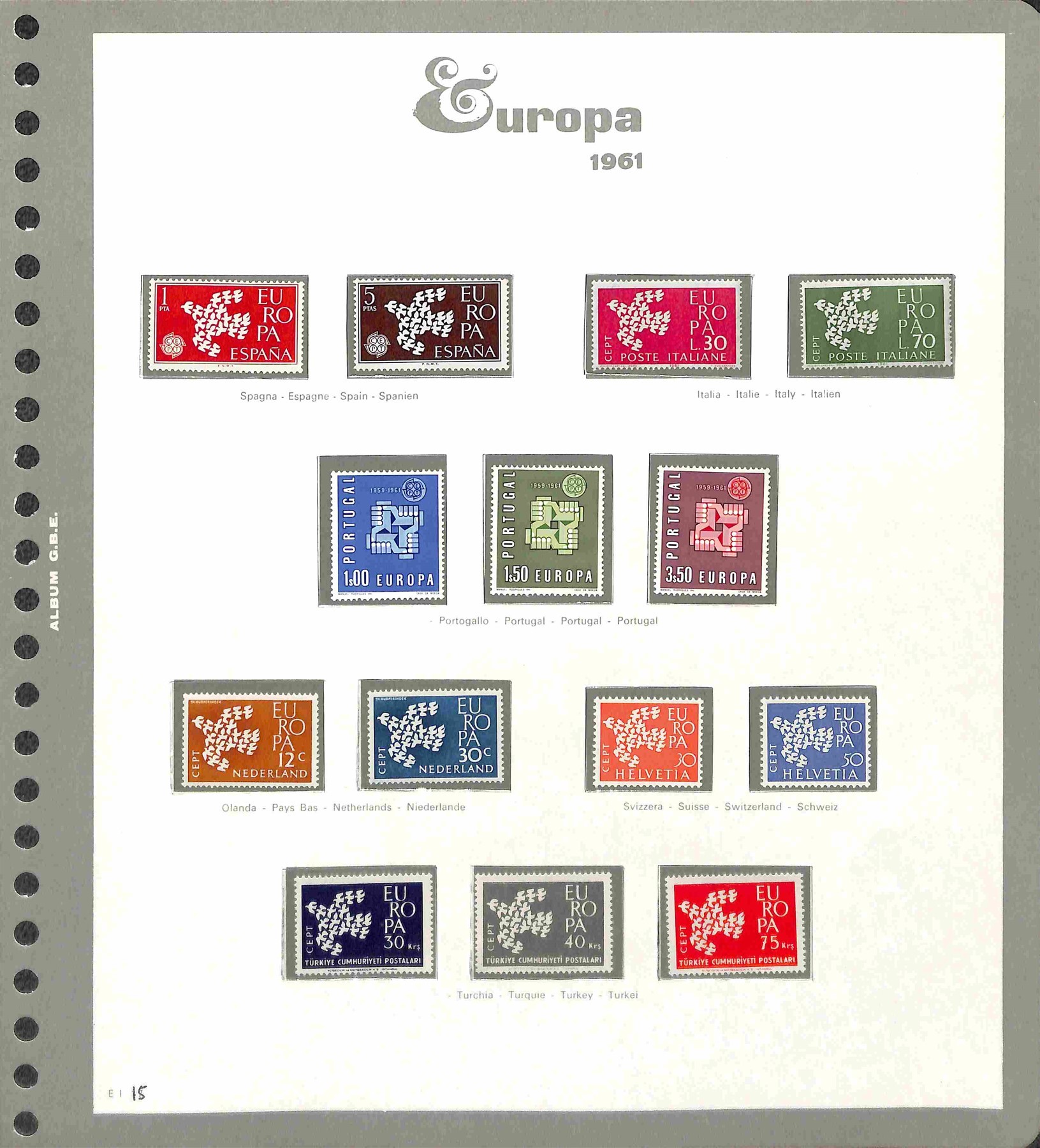 Europa Cept / Posta Ordinaria