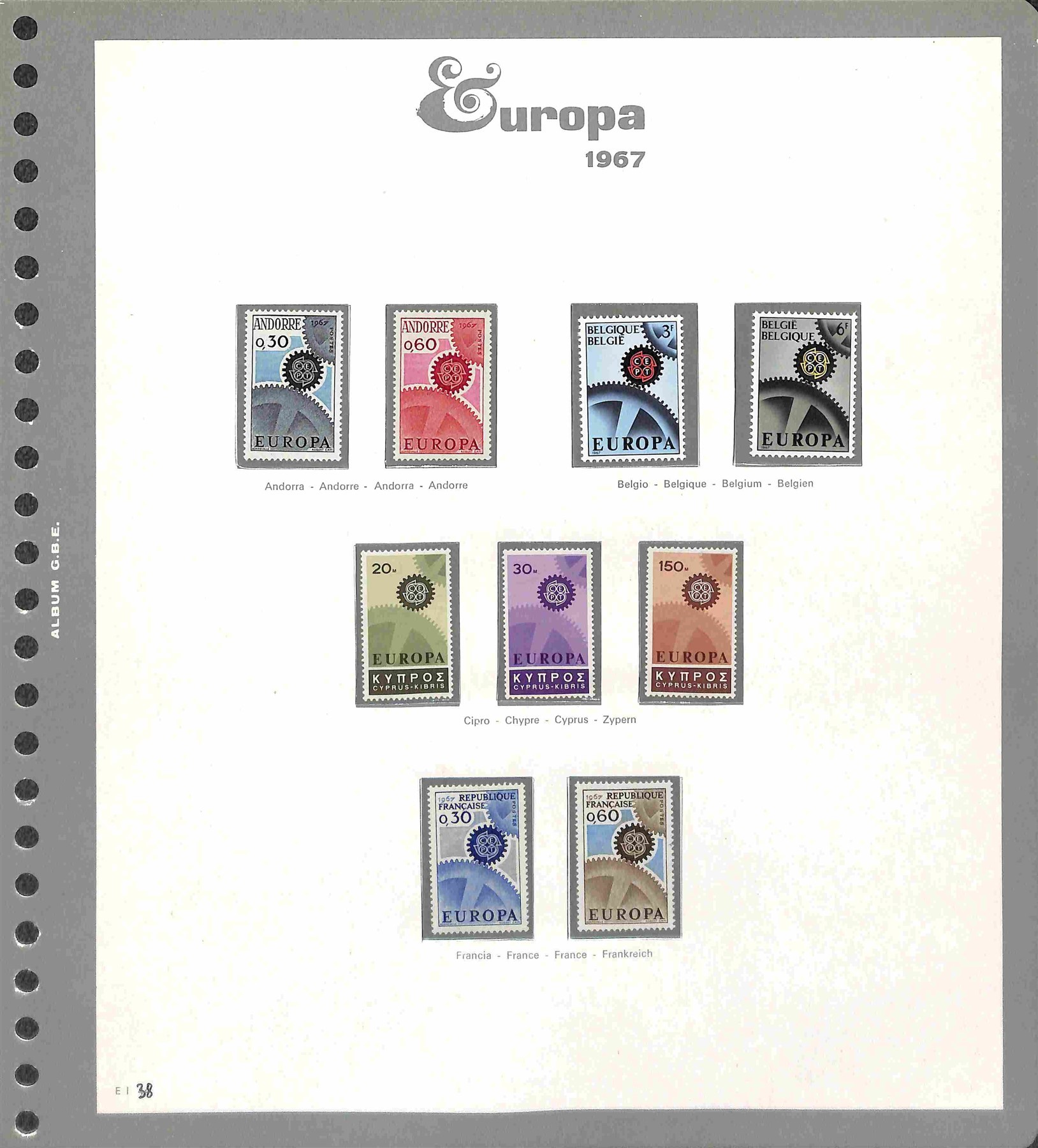 Europa Cept / Posta Ordinaria