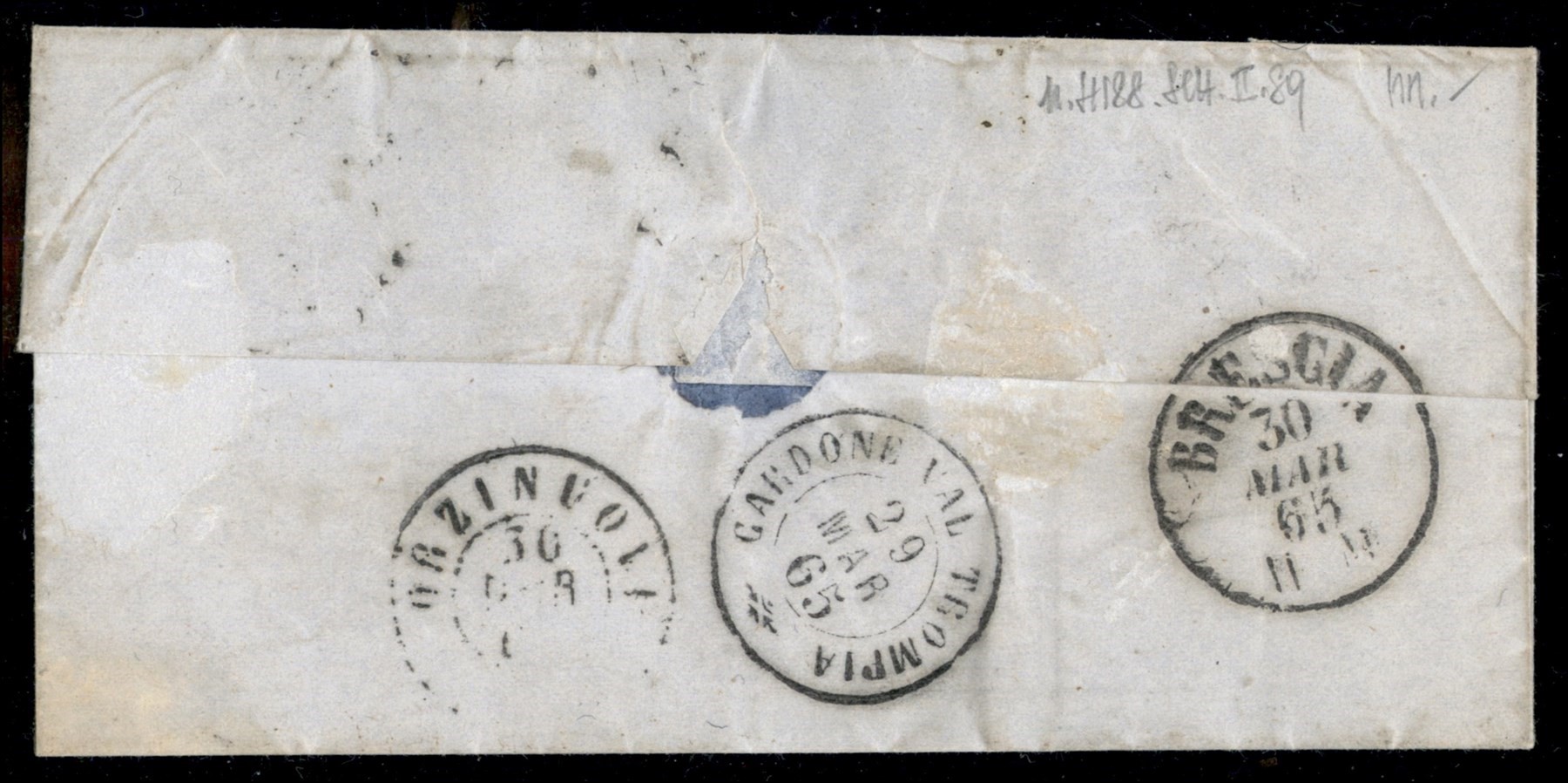 ITALIA / Regno / Vittorio Emanuele II / Posta ordinaria