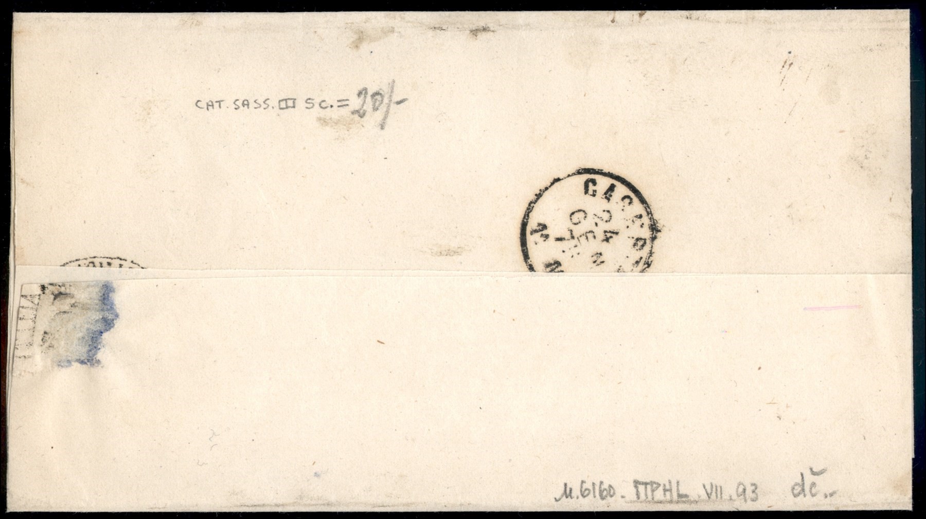 ITALIA / Regno / Vittorio Emanuele II / Posta ordinaria