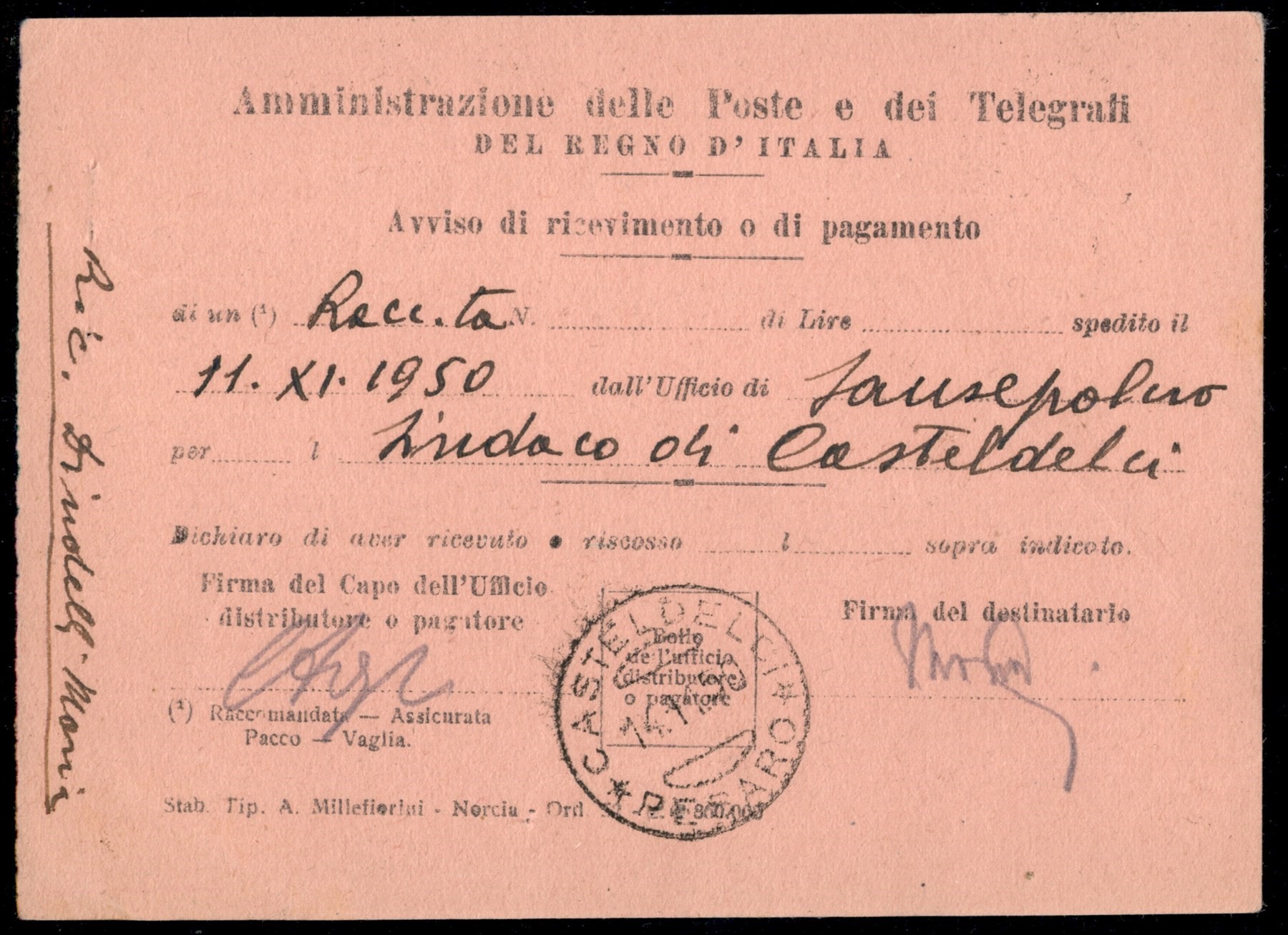 Italia / Repubblica / Posta Ordinaria