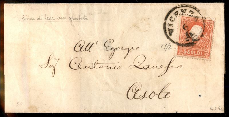 ITALIA / Antichi Stati Italiani / Lombardo Veneto / Posta ordinaria