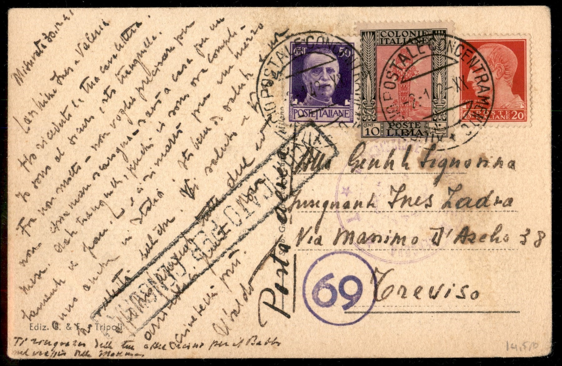 Italia / Colonie / Libia / Posta Ordinaria