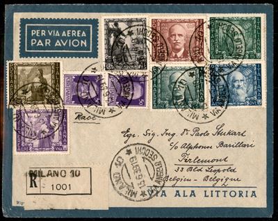 Italia / Regno / Vittorio Emanuele III / Aerogrammi