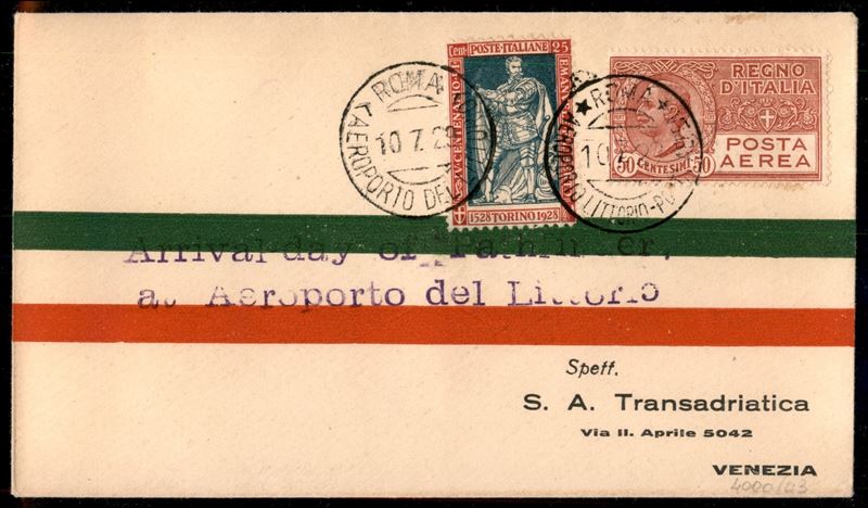 Italia / Regno / Vittorio Emanuele III / Aerogrammi