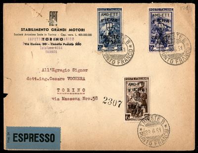 Italia / Trieste / Trieste Amg Ftt / Posta Ordinaria