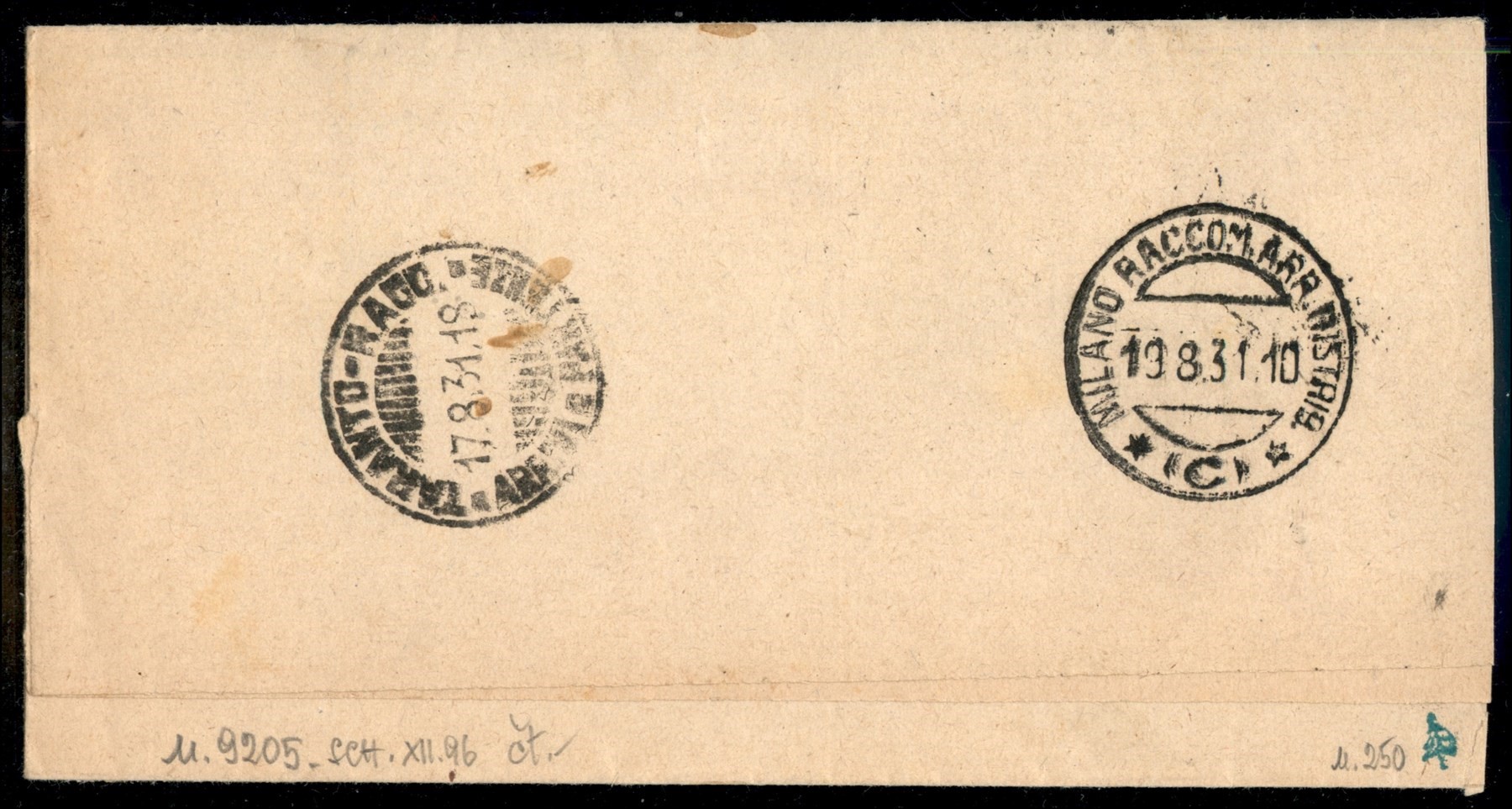 Italia / Regno / Vittorio Emanuele III / Posta Ordinaria