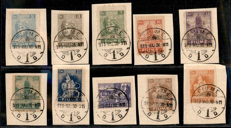 Italia / Occupazioni i Guerra Mondiale / Fiume / Posta Ordinaria
